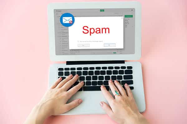 Check your email’s spam folder regularly
