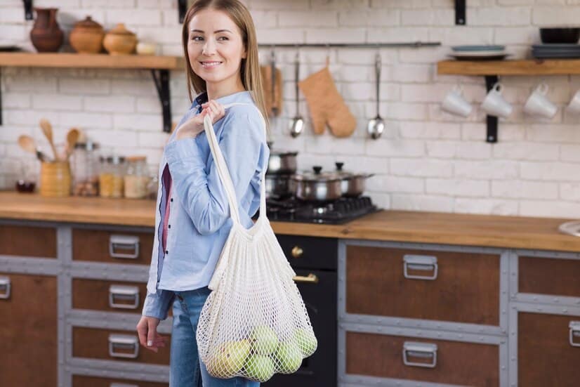  Invest in reusable grocery bags