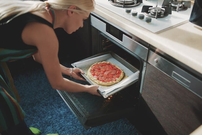 Baking The Pizza